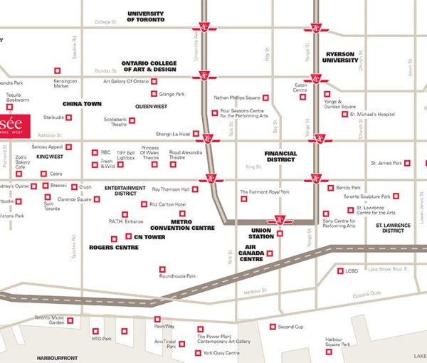 Musee Condo's Area Map