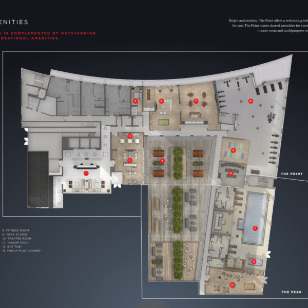 the point emerald city site amenities