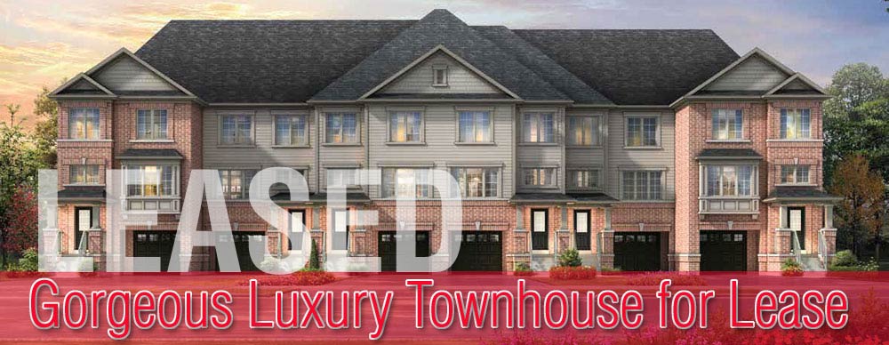 Gorgeous Luxury Townhouse with Basement for Lease in Cambridge Ontario LEASED